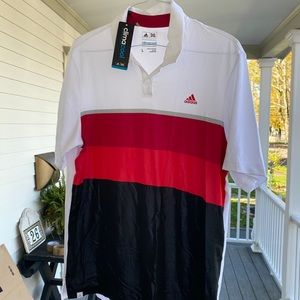 Adidas golf polo new
